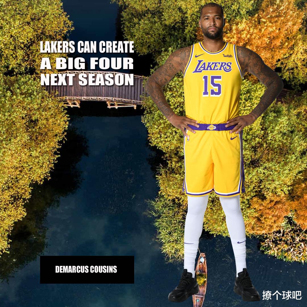 奥拉迪波|美媒曝湖人组四巨头王朝阵容，奥拉迪波辅佐詹姆斯，全力冲击三连冠！