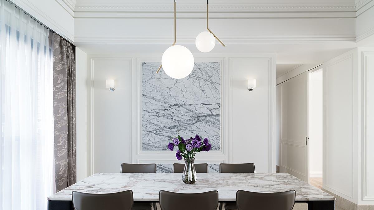 设计师|新古典风+无障碍设计，这个家漂亮又安全，为父母打造幸福晚年！