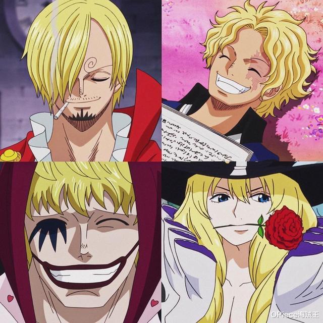 海贼王|海贼王9种发色合集,金发的不是王子就是贵族,白头发的最不能惹