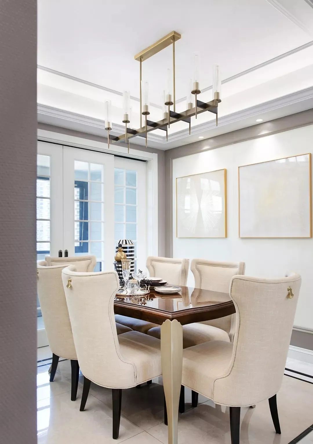 「」142㎡轻奢美式风格装修，精致优雅诠释高级质感！