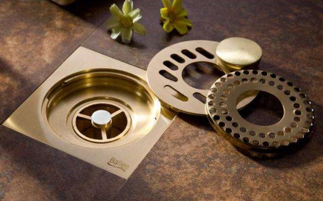 地漏▲地漏怎么选？市面上常见的4种形式，选择适合你家的，生活无烦恼