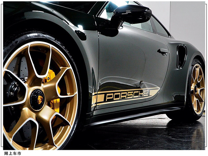 保時捷911 Turbo S實拍曝光！搭金色輪轂+碳纖維車頂 3秒內可破百-圖7