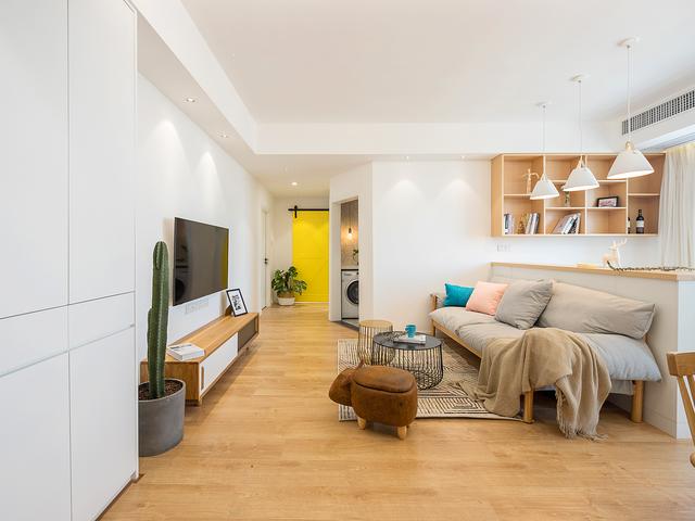 |100㎡北欧原木风，整个空间通透大气，搭配北欧ins风软装，真好看