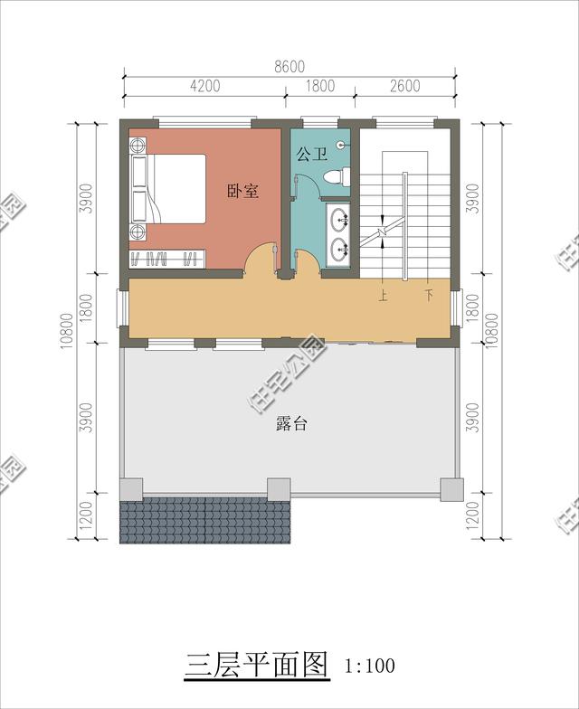 |面宽9.3米，进深10.7米自建房怎么设计？