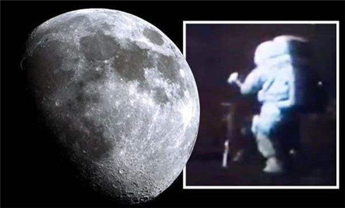 月球▲50年前，美国在月球插了一面旗帜，如今被卫星拍到，情况有些不太对