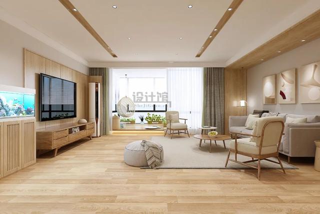 |窗户占了大半面墙，窗帘装一半，还是装满整墙？看看设计师的分析！