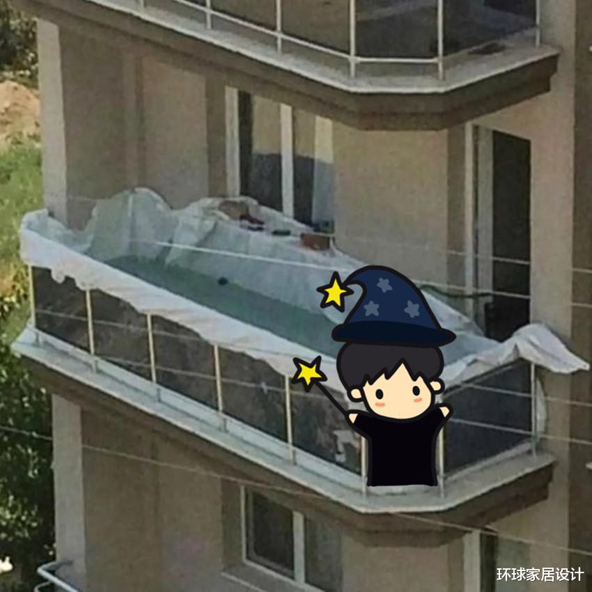 违章建筑|太牛了,上下错层2个阳台连通做一户,外国人违建国内人看了都服