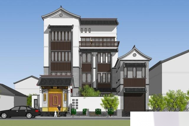 山西运城贾家中式别墅