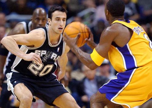 [马努·吉诺比利]巅峰科比能否打爆吉诺比利？两人生涯的53次对位数据，答案显而易见