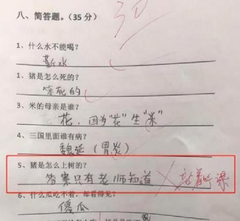 学渣|小学生0分试卷火了,学渣网友表示理解,老师:站着听课