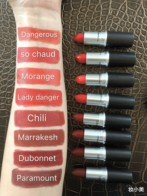 「口红」MAC热门款口红安排上了！16支子弹头口红试色分享