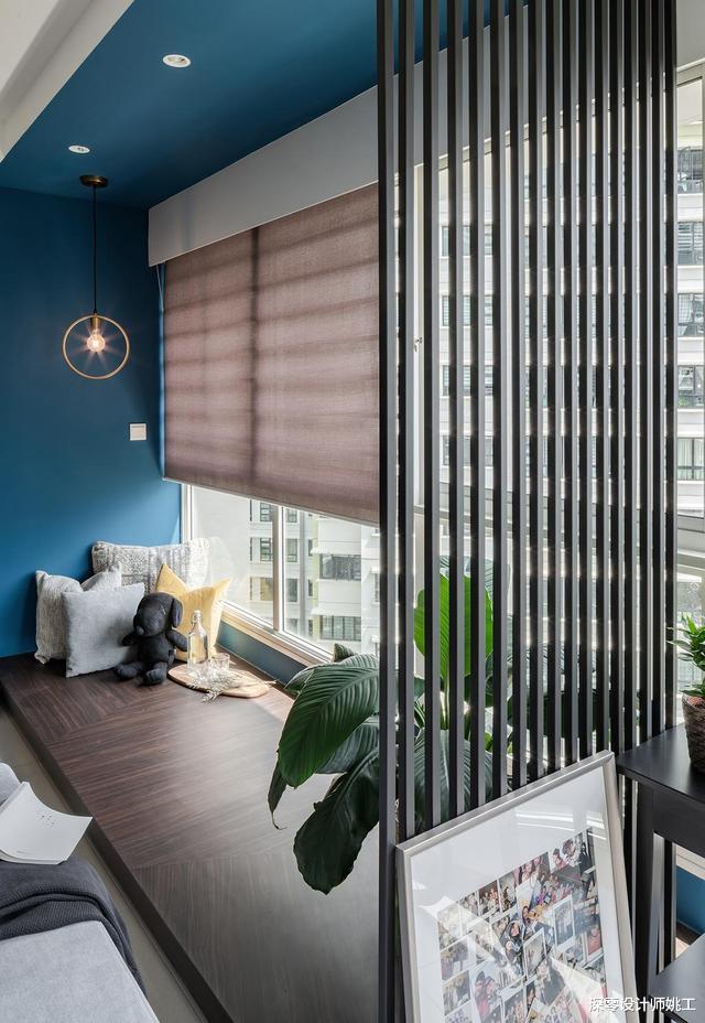 |等我有房客厅阳台就打通，贴墙做个阶梯柜，上休闲下储物2全其美