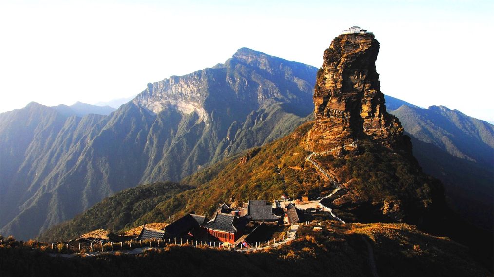 金顶|我国四座“最危险”的建筑，大同悬空寺上榜，另三座你知道吗