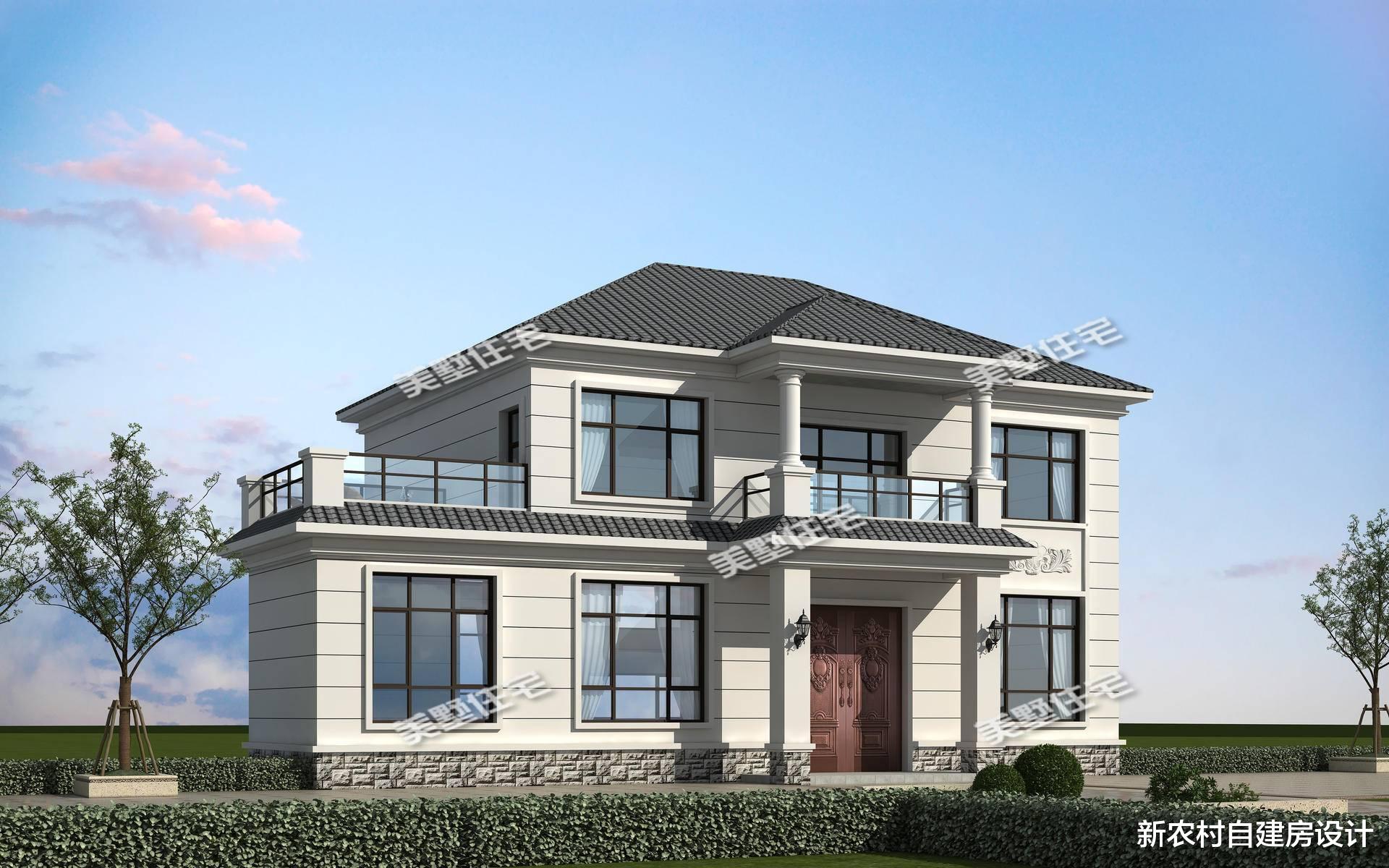 ##占地120平的二层别墅，外观绝对百里挑一，厨房另设让布局更合理