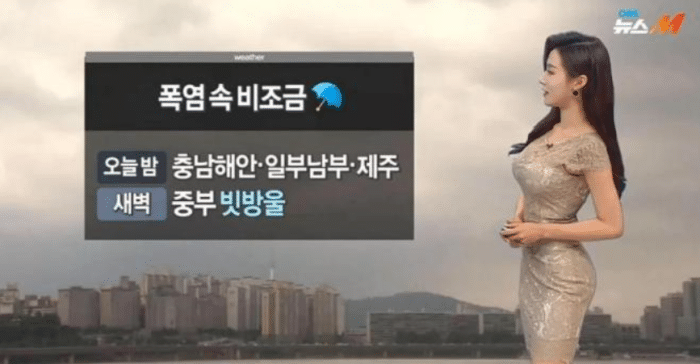 韩国▲“韩国朝鲜”天气预报女主持人的对比照,为了“收视率”真是不择手段!