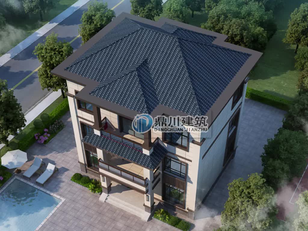 |6栋农村别墅设计，每栋都大气威风，户主在村子里肯定面子十足