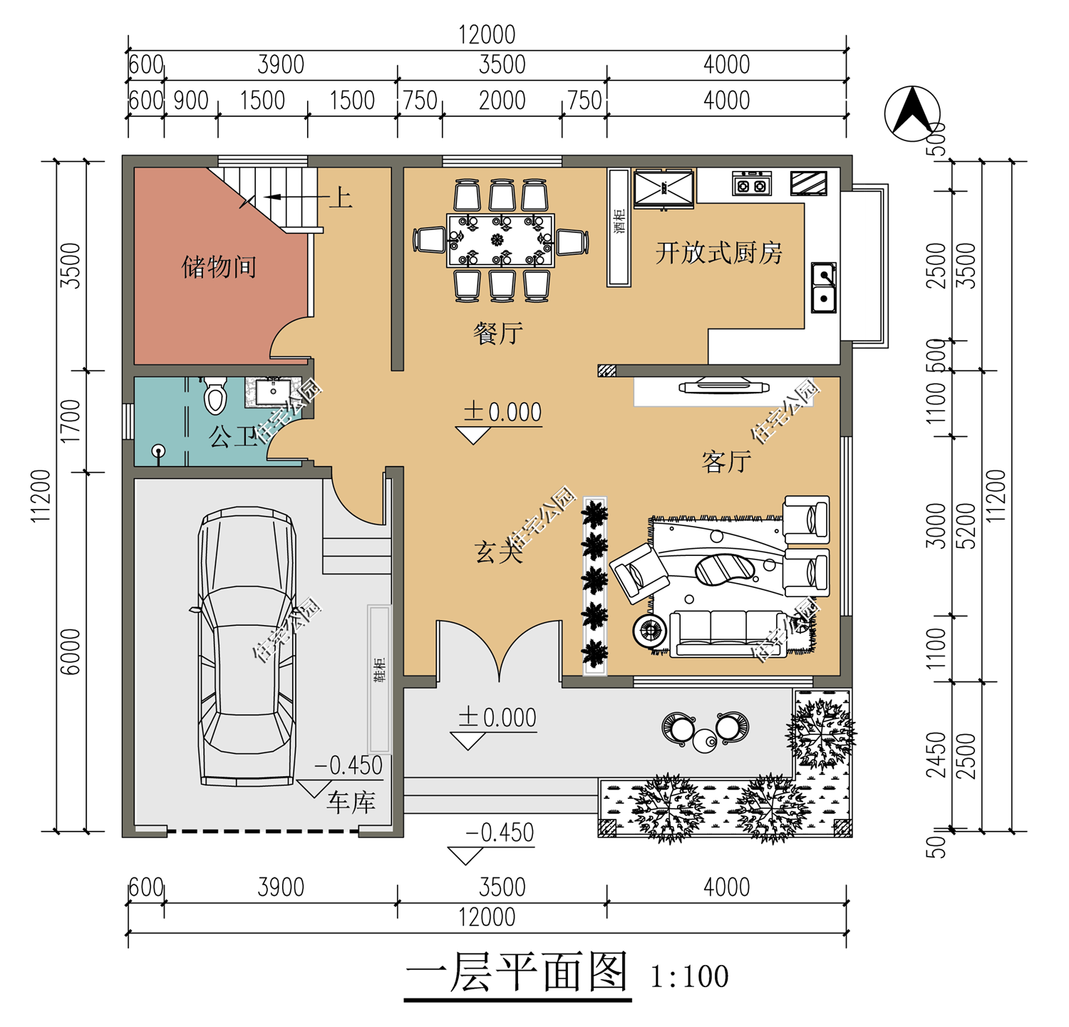 |占地130平的农村别墅，一层却没卧室，这样的房子会有人盖吗？
