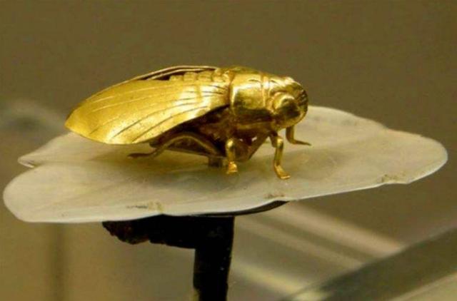 墨语笙歌|江苏发现一男四女合葬墓穴，墓中挖出一个金蝉，专家估值9个亿