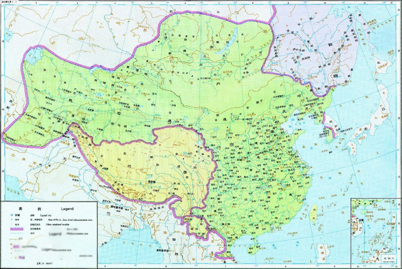 东汉@中国主要朝代全盛时期的疆域图：当我看到清朝时，我沉默了！