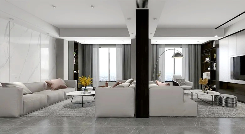 |邻居吐槽自家的灰色家具太沉闷，我家6个房间装好后，她却看呆了