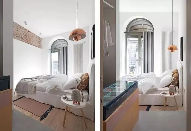 |66㎡小户型，红砖+白墙，细腻与粗犷。奶奶却以为我没钱装修