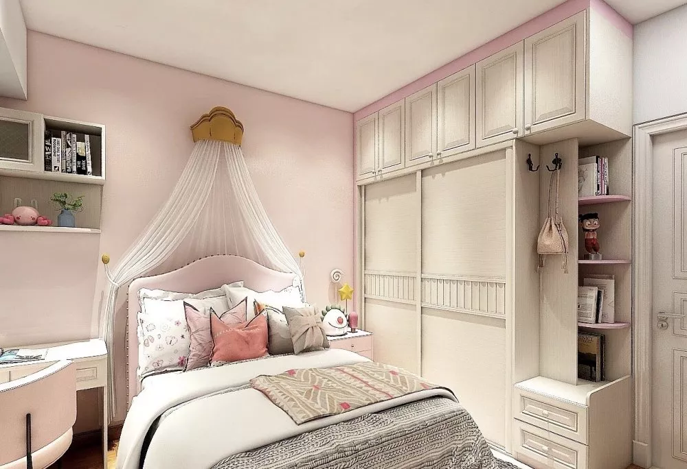 「粉色」靓宅速配六一特献丨儿童房配色怎么选