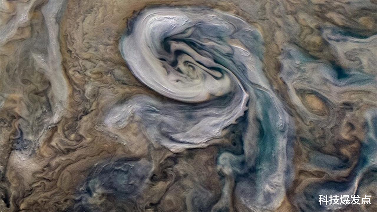木星|木星上的雷暴现象,NASA制作出画面,犹如世界末日一般!
