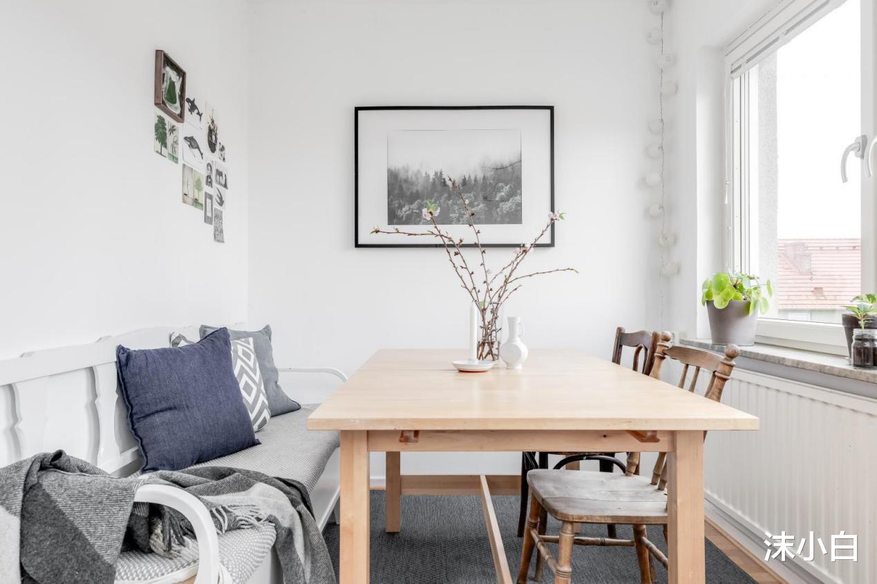 ：见过上千家的北欧风，头一回见到如此精致的59平！收藏偷偷欣赏