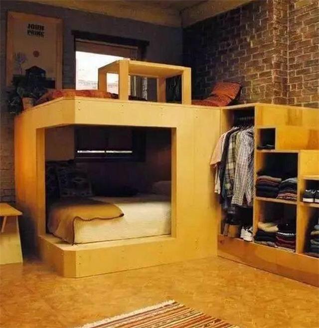 ##卧室装修不要再装衣柜了，现在都流行这样装，太聪明了！