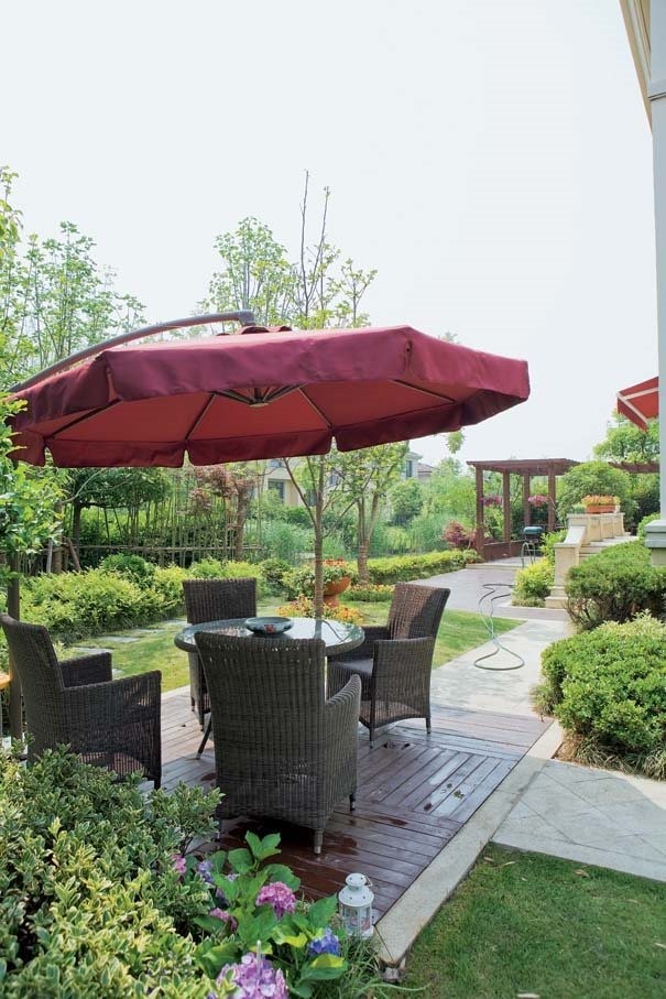 #北欧#11个“花园庭院”设计，喝茶看书，晒晒太阳听听歌，无比惬意！