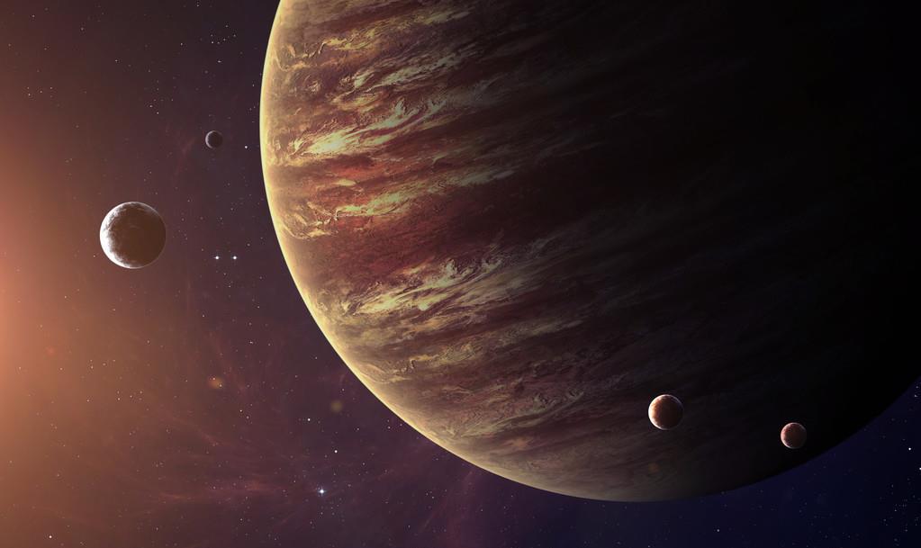 #木星#倘若将木星的气体全部吹走,木星就会消失吗?还是会剩下些什么?