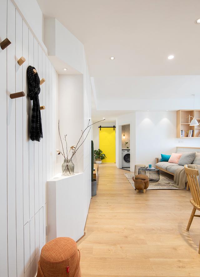 |100㎡北欧原木风，整个空间通透大气，搭配北欧ins风软装，真好看