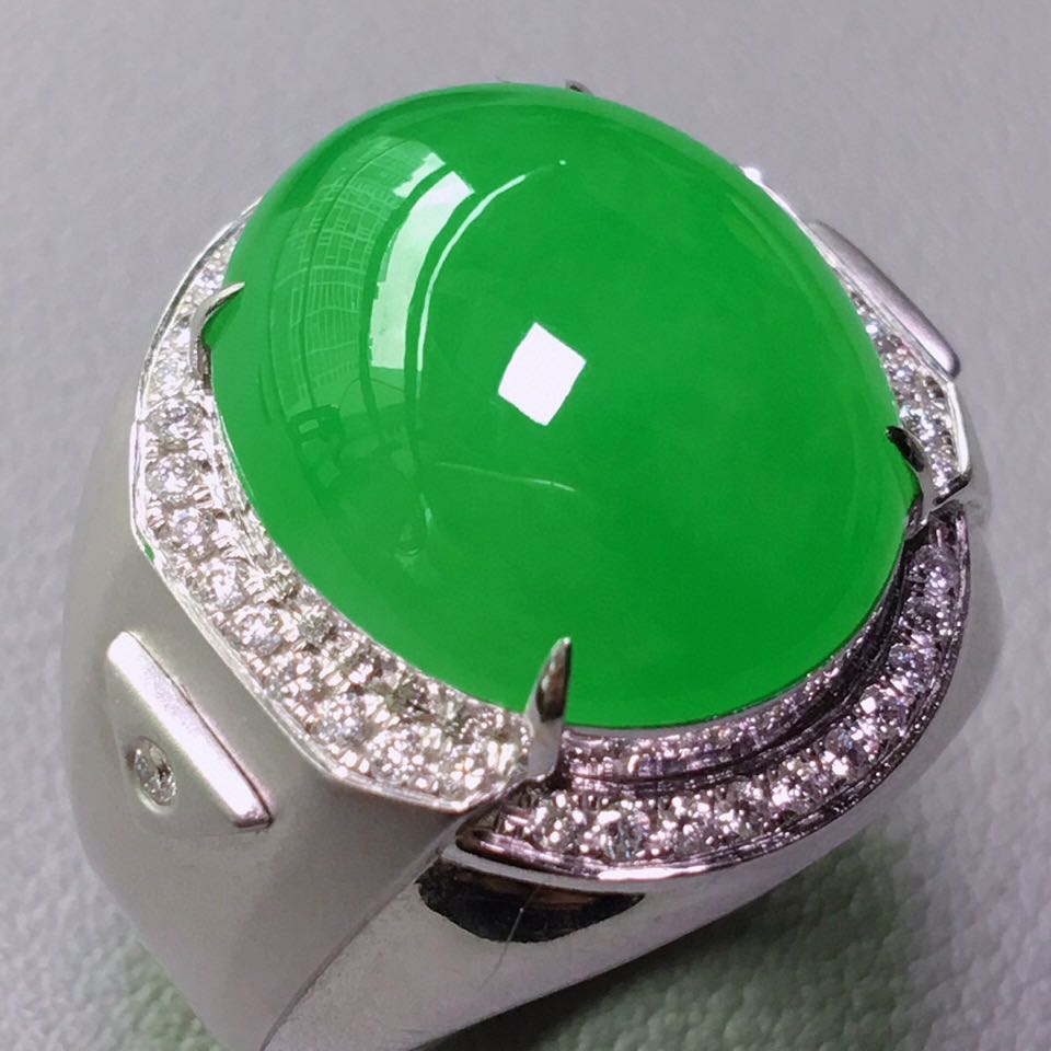 翡翠|翡翠玉石的镶嵌之美