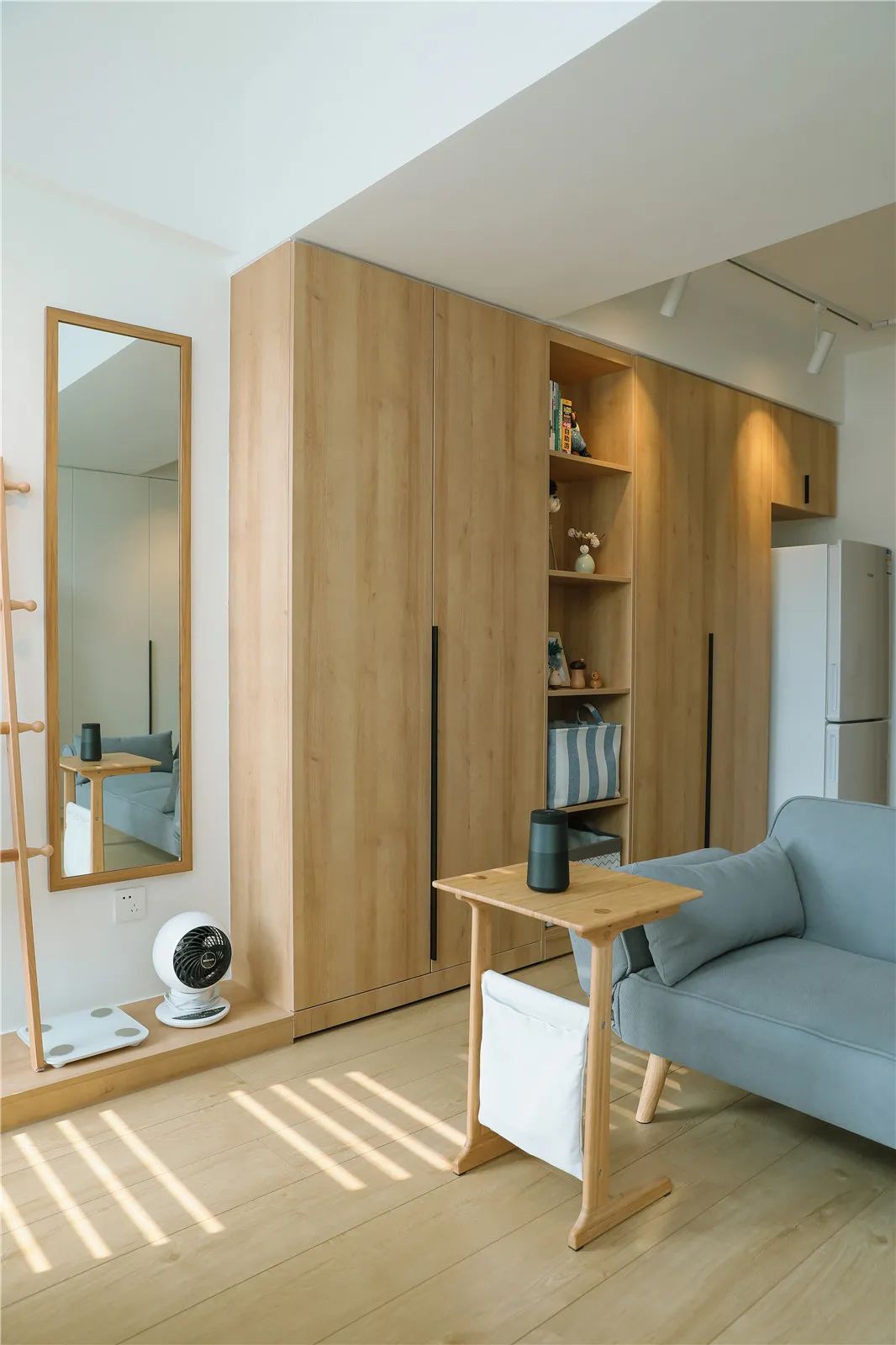 单身公寓@30㎡原木风单身公寓，面积不大，却功能齐全还很温馨！