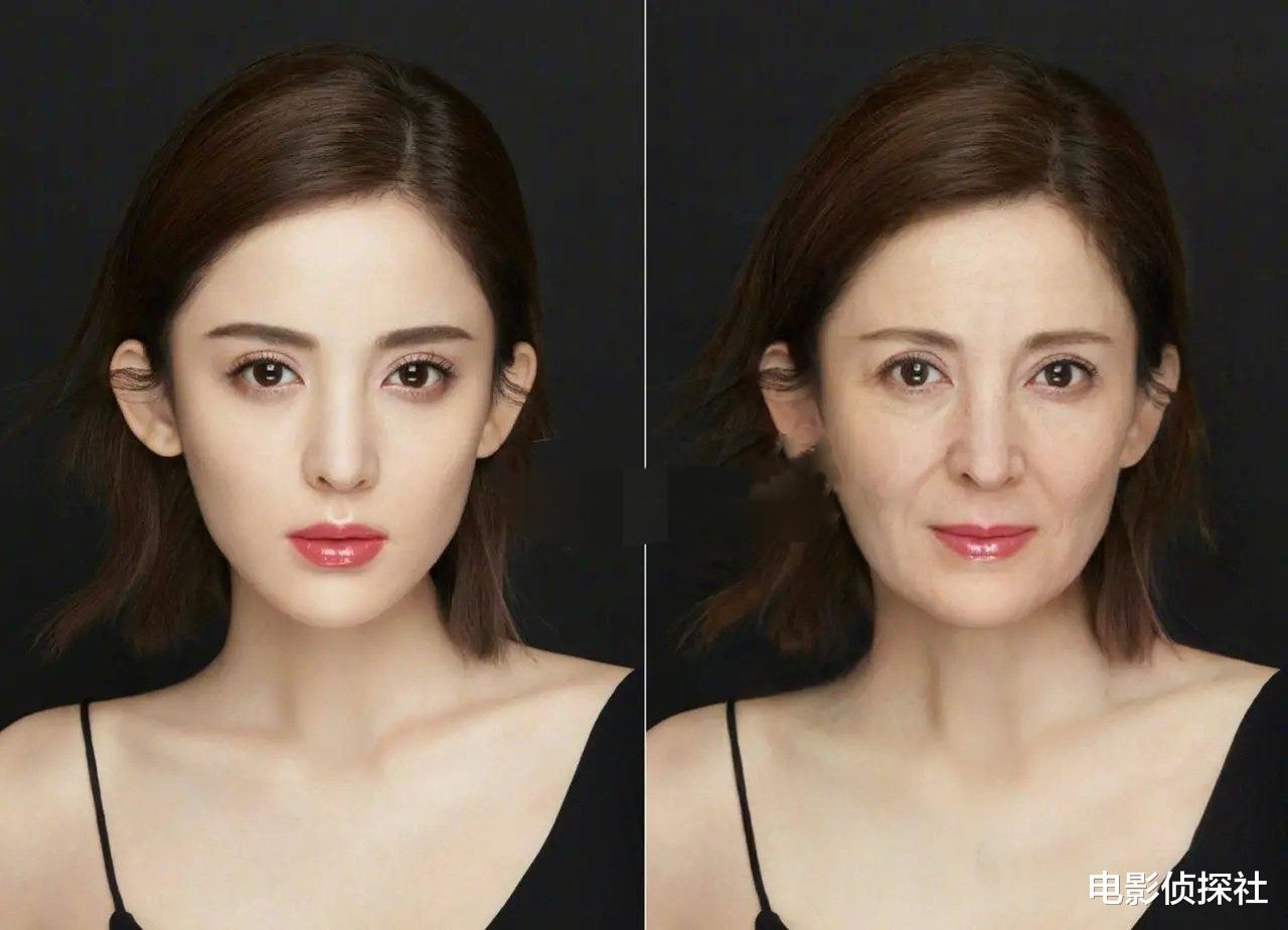 杨幂|女明星30年后对比照：杨幂慈祥，刘诗诗优雅，杨颖显年轻