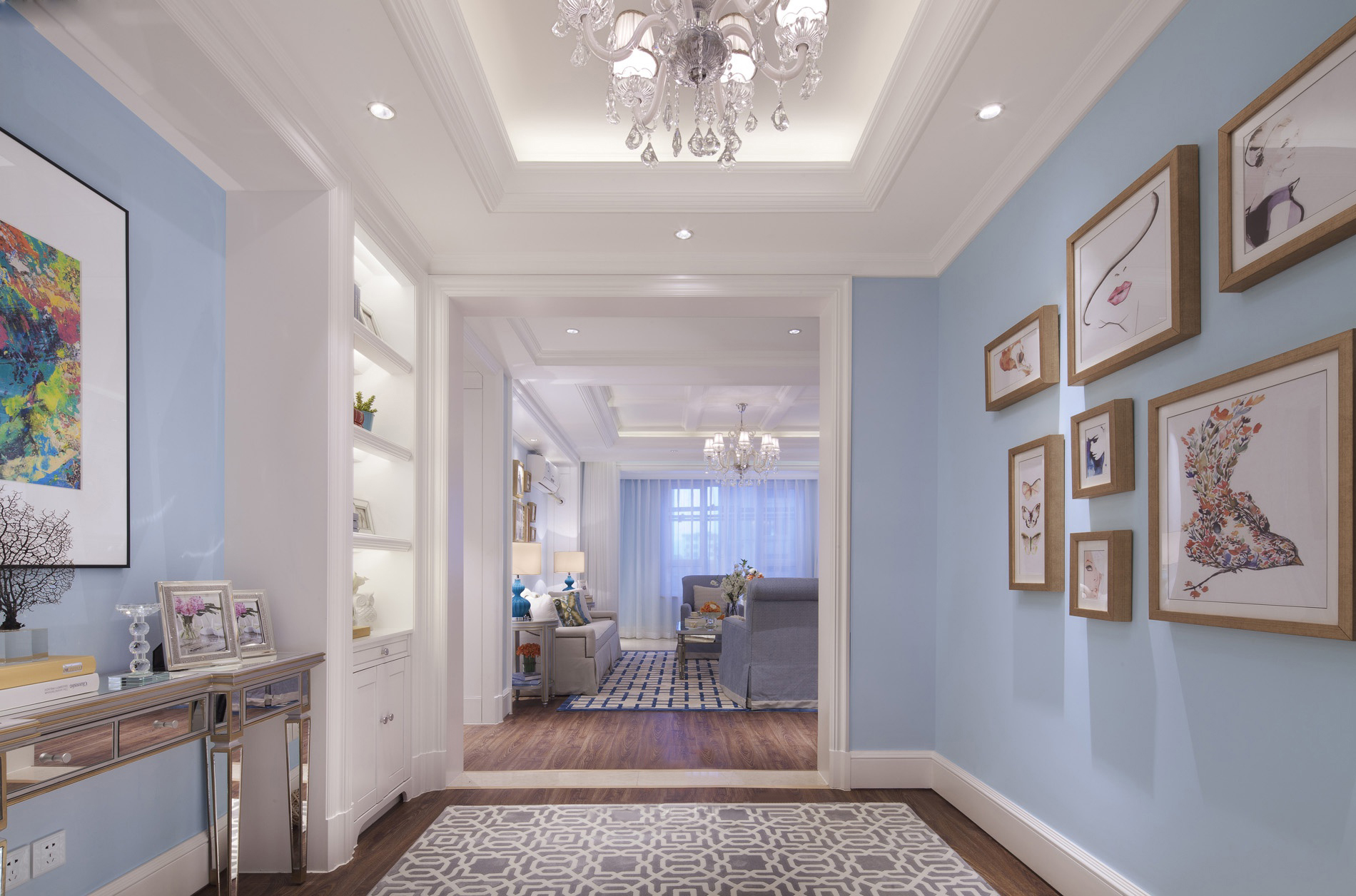 |115平法式风合理利用空间创造健康、舒适、安逸的生活环境