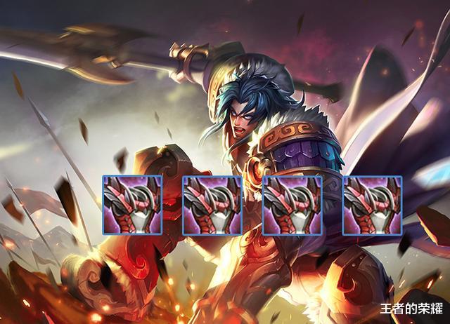 项羽|王者荣耀：4无尽守约后，4反甲项羽又火了，千甲万血让射手绝望