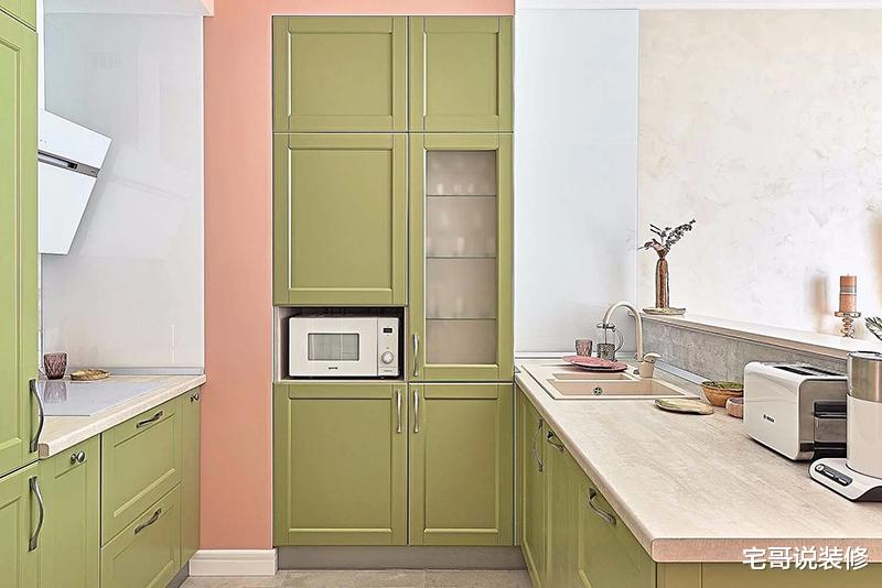 粉色|看了夫妻俩的50㎡公寓，被这粉绿配色吸引了，惊艳，浪漫又温馨