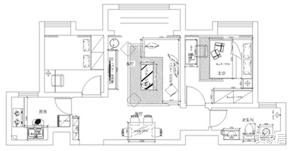 『』80平米装修效果图，好看的房子装修两室两厅，装完像大了几十平