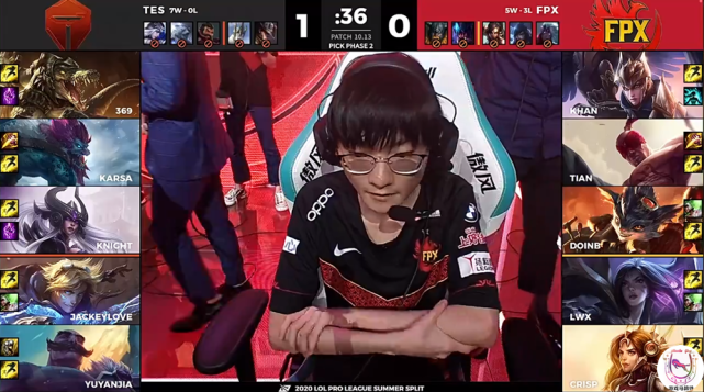 tes战队|TES无情横扫FPX豪取8连胜！LPL史上成长最夸张的战队