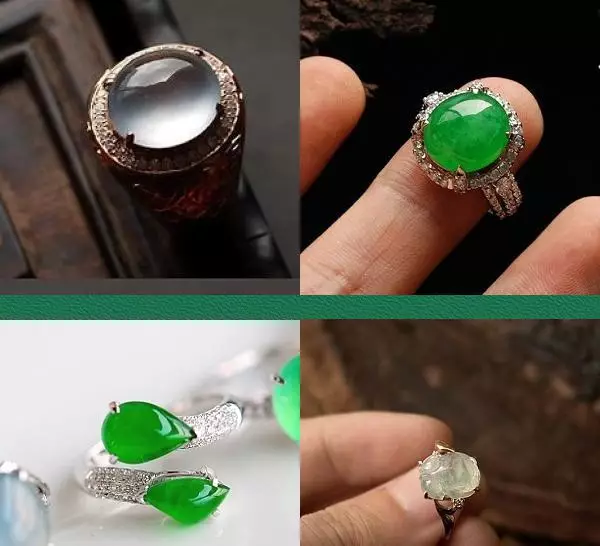 翡翠|100种翡翠戒指款式！美轮美奂，建议收藏