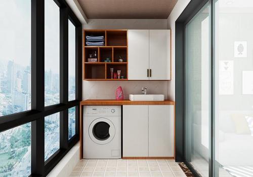 「」为什么有钱人家阳台不装吊柜了？头次见这种设计，懊悔装完才发现