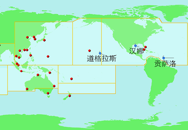 热带风暴|确定了，新风暴汉娜来了，周日或要登陆2国，2020年首轮3风暴共舞