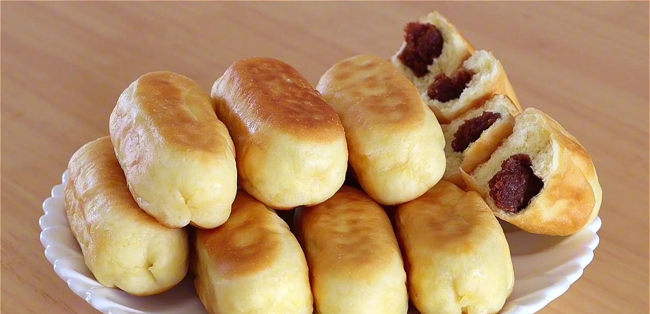 面包|家常版小面包做法，不用烤箱，出锅蓬松暄软，又香又甜