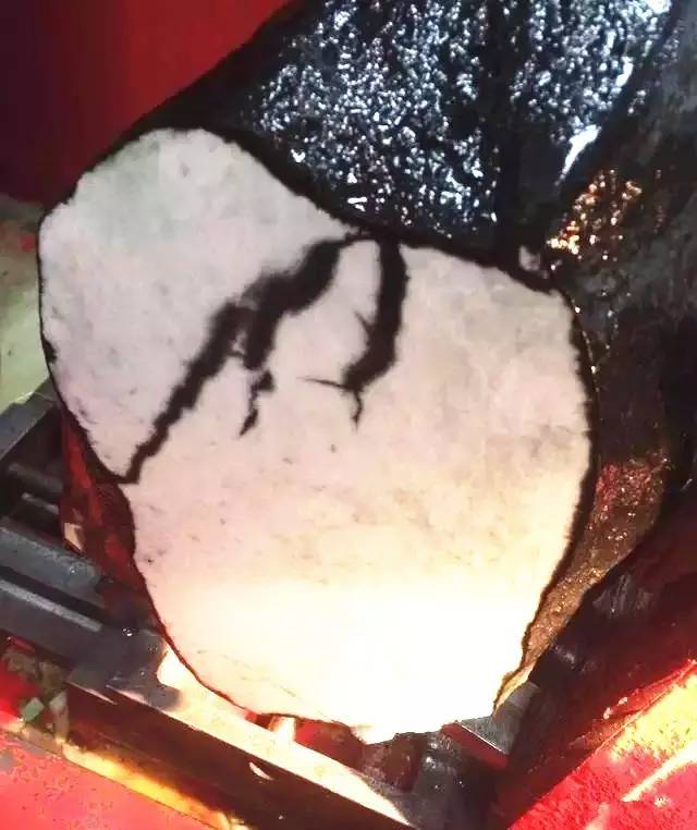 小叶紫檀：几百万买的一块13公斤的原石，一刀切开整个个人都心灰意冷了！