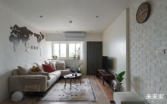 「」小户型怎样装修？平面吊顶，全屋不造型，家居氛围温馨还很实用
