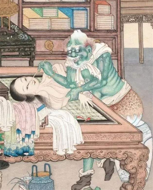 #聊斋#百年前的清朝女鬼图,放大10倍看她在做什么?网友:越看越瘆人