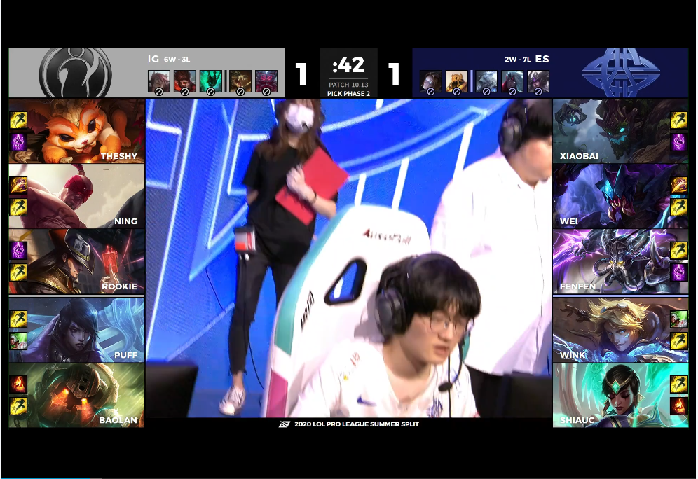 estar战队|英雄联盟赛事速看：IG VS ES