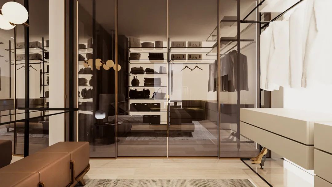 |高级灰+轻奢，120㎡现代私宅