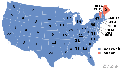 1936年美國大選 羅斯福掃六合-圖4